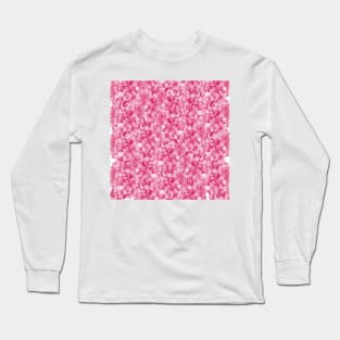 Pink Hydrangea pattern Long Sleeve T-Shirt
